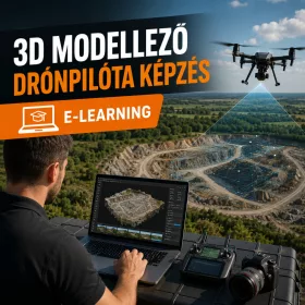 3D modellező drónpilóta képzés - E-learning