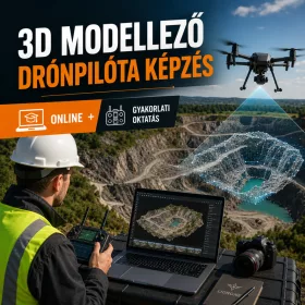   3D modellező drónpilóta képzés - Online + gyakorlati oktatás