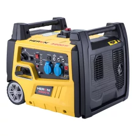   Heron, benzinmotoros áramfejlesztő, kézi indítás, 3,0 kVA, 230V, 1 fázisú, inverteres