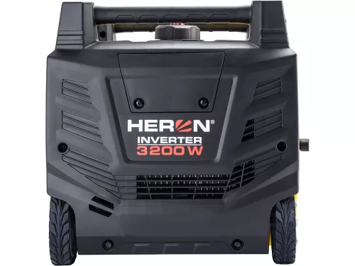 Heron, benzinmotoros áramfejlesztő, kézi indítás, 3,0 kVA, 230V, 1 fázisú, inverteres