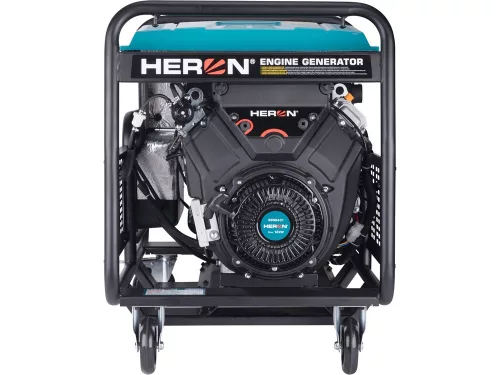 Heron Benzinmotoros áramfejlesztő, 13/11 kVA, három- és egyfázisú, önindító