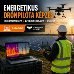   Energetikus drónpilóta képzés - Hőkamerás specialista + Napelempark specialista + gyakorlat