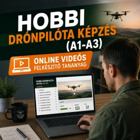  Hobbi drónpilóta képzés (A1-A3) - Online videós felkészítő tananyag