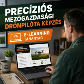   Precíziós mezőgazdasági drónpilóta képzés - E-learning