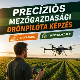   Precíziós mezőgazdasági drónpilóta képzés - Online + terepi gyakorlat